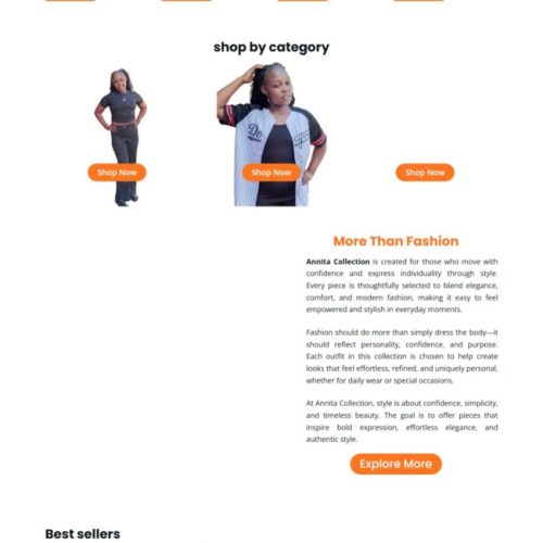 Annita Collection Homepage